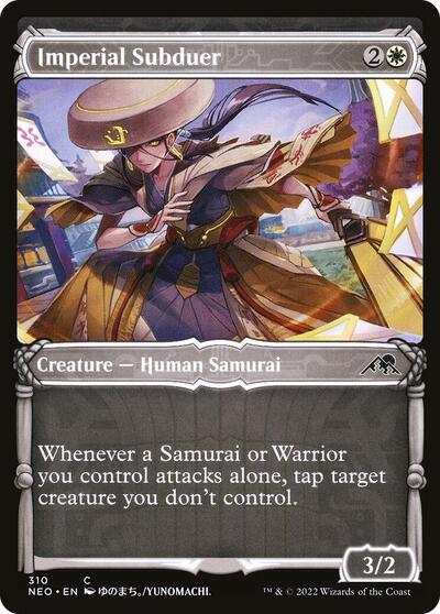 Imperial Subduer Showcase (NEO) #310 Common Kamigawa: Neon Dynasty Magic: The Gathering: 2022
