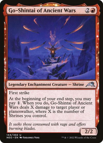 Go Shintai of Ancient Wars (NEO) #144 Uncommon (Lightly Played) Kamigawa: Neon Dynasty Magic: The Gathering: 2022