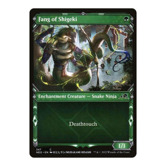 Fang of Shigeki Showcase (NEO) #347 Common Kamigawa: Neon Dynasty Magic: The Gathering: 2022