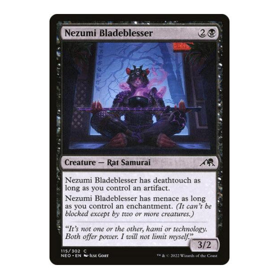 Nezumi Bladeblesser (NEO) #115 Common Kamigawa: Neon Dynasty Magic: The Gathering: 2022