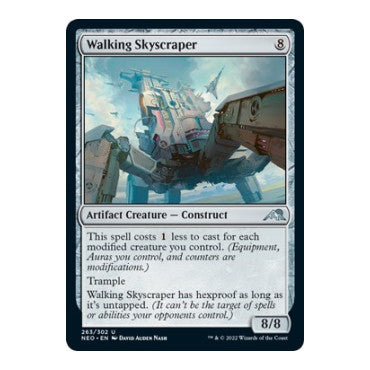 Walking Skyscraper (NEO) #263 Uncommon Kamigawa: Neon Dynasty Magic: The Gathering: 2022