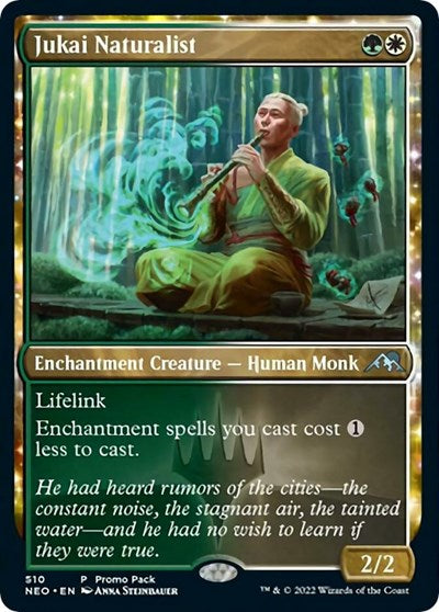 Jukai Naturalist (PPNEO) #510 Uncommon (Lightly Played) Promo Pack: Kamigawa: Neon Dynasty Magic: The Gathering: 2022