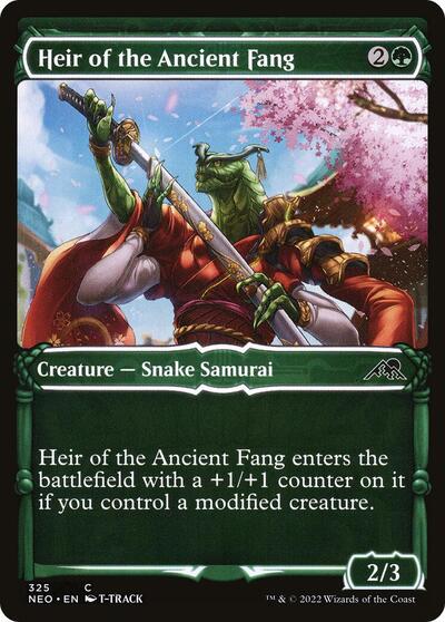 Heir of the Ancient Fang Showcase (NEO) #325 Common (Lightly Played) Kamigawa: Neon Dynasty Magic: The Gathering: 2022