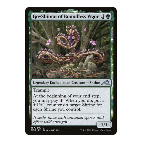 Go-Shintai of Boundless Vigor (NEO) #187 Uncommon Kamigawa: Neon Dynasty Magic: The Gathering: 2022