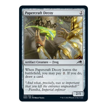 Papercraft Decoy (NEO) #253 Common Kamigawa: Neon Dynasty Magic: The Gathering: 2022