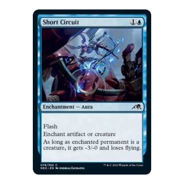 Short Circuit (NEO) #78 Common Kamigawa: Neon Dynasty Magic: The Gathering: 2022