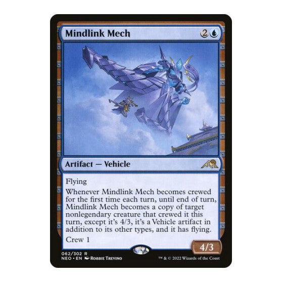 Mindlink Mech (NEO) #62 Rare Kamigawa: Neon Dynasty Magic: The Gathering: 2022