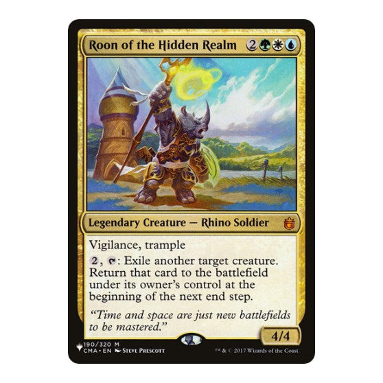 Roon of the Hidden Realm (LIST) #190/320 Mythic Rare (Lightly Played) The List Reprints Magic: The Gathering: 2026