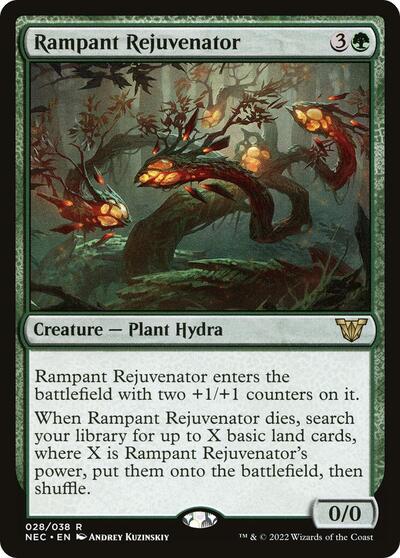 Rampant Rejuvenator (NEC) #28 Rare (Near Mint) Commander: Kamigawa: Neon Dynasty Magic: The Gathering: 2022