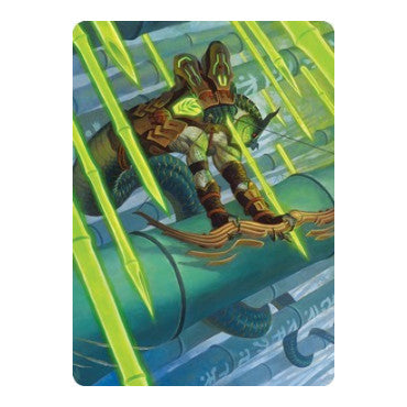 Bamboo Grove Archer Art Card (ASNEO) #20 Special (Lightly Played) Art Series: Kamigawa: Neon Dynasty Magic: The Gathering: 2022