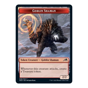 Goblin Shaman Token (NEO) #8 T (Lightly Played) Kamigawa: Neon Dynasty Magic: The Gathering: 2022