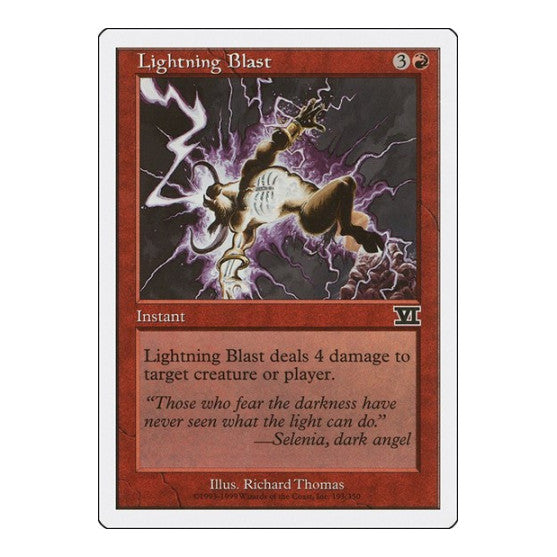 Lightning Blast (6ED) #193 Common (Moderately Played) Classic Sixth Edition Magic: The Gathering: 1999