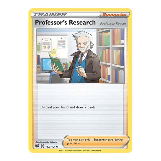 Professors Research Professor Rowan (SWSH09) #147/172 Holo Rare SWSH09: Brilliant Stars Pokemon: 2022