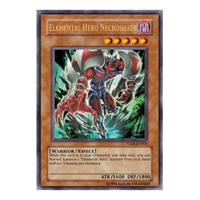 Elemental HERO Necroshade (YSDJ) #YSDJ-EN000 Ultra Rare (1st Edition Heavily Played) Starter Deck: Jaden Yuki YuGiOh: 2007