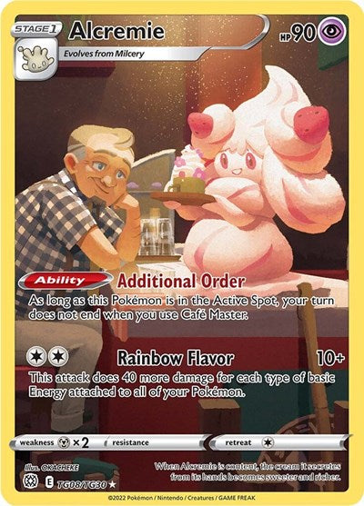 Alcremie (SWSH09:TG) #TG08/TG30 Ultra Rare (Holofoil Near Mint) SWSH09: Brilliant Stars Trainer Gallery Pokemon: 2022