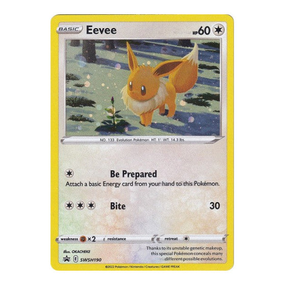 Eevee SWSH190 (SWSD) #SWSH190 Promo SWSH: Sword & Shield Promo Cards Pokemon: 2019
