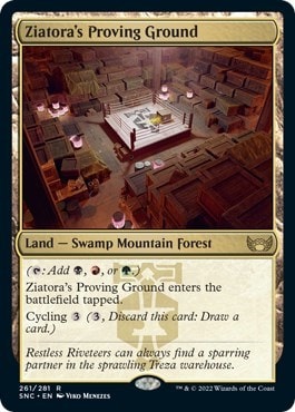 Ziatoras Proving Ground (SNC) #261 Rare (Near Mint) Streets of New Capenna Magic: The Gathering: 2022