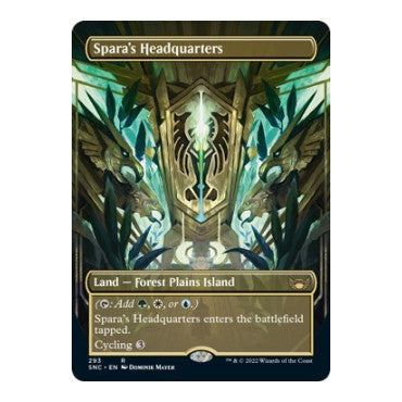 Sparas Headquarters Borderless (SNC) #293 Rare (Near Mint) Streets of New Capenna Magic: The Gathering: 2022