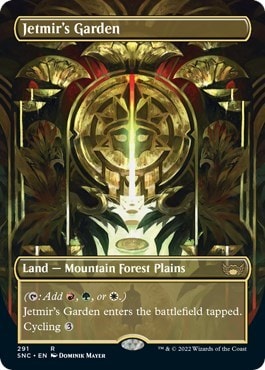Jetmirs Garden Borderless (SNC) #291 Rare (Lightly Played) Streets of New Capenna Magic: The Gathering: 2022