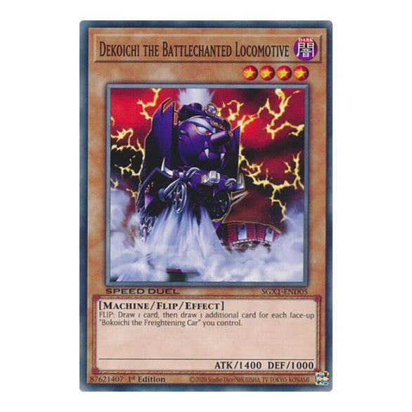 Dekoichi the Battlechanted Locomotive () #SGX1-END05 Common (1st Edition Lightly Played) Speed Duel GX: Duel Academy Box YuGiOh: 2022