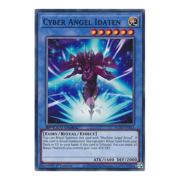 Cyber Angel Idaten () #SGX1-ENE11 Common (1st Edition Lightly Played) Speed Duel GX: Duel Academy Box YuGiOh: 2022
