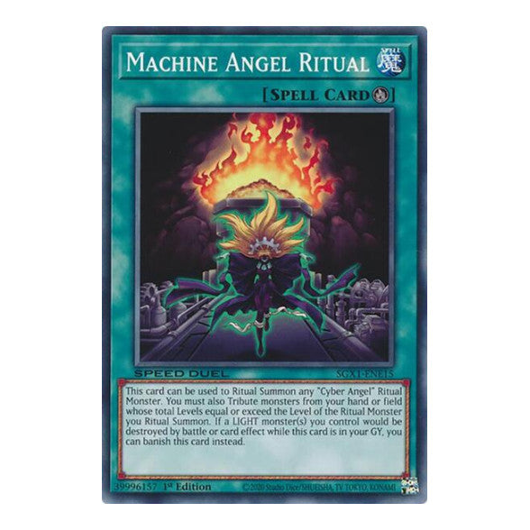 Machine Angel Ritual () #SGX1-ENE15 Common (1st Edition Lightly Played) Speed Duel GX: Duel Academy Box YuGiOh: 2022