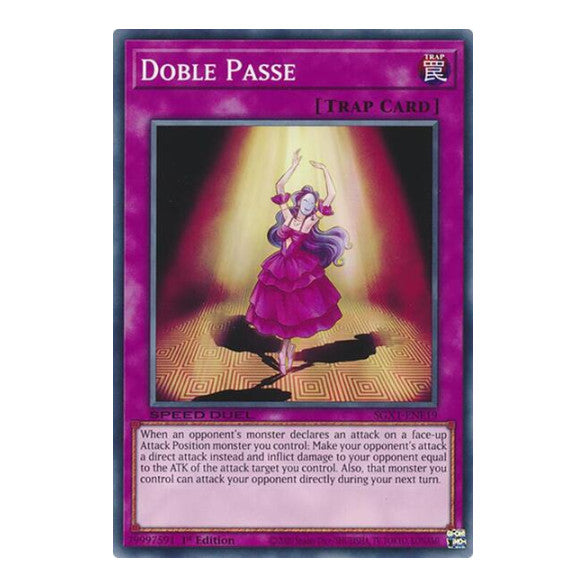 Doble Passe () #SGX1-ENE19 Common (1st Edition Lightly Played) Speed Duel GX: Duel Academy Box YuGiOh: 2022