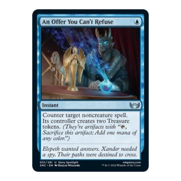 An Offer You Cant Refuse (SNC) #51 Uncommon (Lightly Played) Streets of New Capenna Magic: The Gathering: 2022