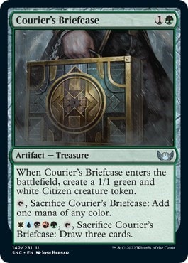 Couriers Briefcase (SNC) #142 Uncommon (Lightly Played) Streets of New Capenna Magic: The Gathering: 2022