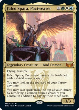 Falco Spara Pactweaver (SNC) #186 Mythic Rare Streets of New Capenna Magic: The Gathering: 2022
