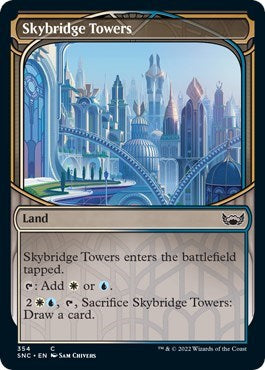 Skybridge Towers Showcase (SNC) #354 Common (Lightly Played) Streets of New Capenna Magic: The Gathering: 2022