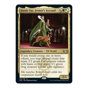Jinnie Fay Jetmirs Second (SNC) #195 Rare Streets of New Capenna Magic: The Gathering: 2022