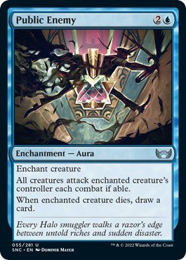 Public Enemy (SNC) #55 Uncommon (Foil Lightly Played) Streets of New Capenna Magic: The Gathering: 2022