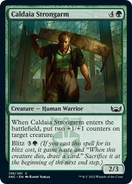 Caldaia Strongarm (SNC) #138 Common (Lightly Played) Streets of New Capenna Magic: The Gathering: 2022