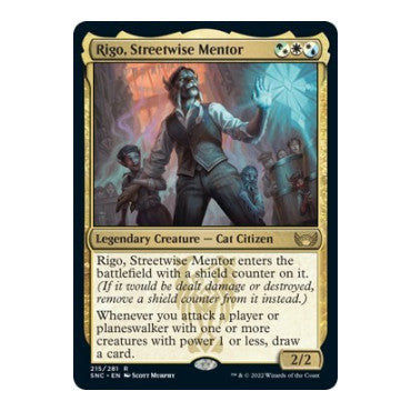 Rigo Streetwise Mentor (SNC) #215 Rare Streets of New Capenna Magic: The Gathering: 2022