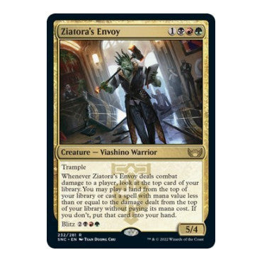 Ziatoras Envoy (SNC) #232 Rare Streets of New Capenna Magic: The Gathering: 2022