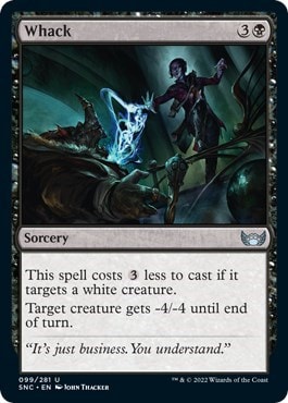 Whack (SNC) #99 Uncommon (Lightly Played) Streets of New Capenna Magic: The Gathering: 2022