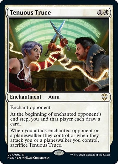 Tenuous Truce (NCC) #87 Rare (Lightly Played) Commander: Streets of New Capenna Magic: The Gathering: 2022
