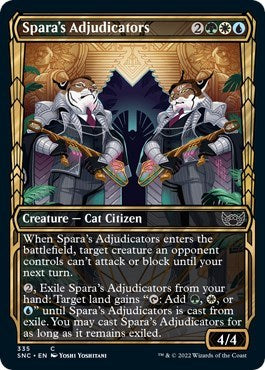 Sparas Adjudicators Showcase (SNC) #335 Common (Moderately Played) Streets of New Capenna Magic: The Gathering: 2022
