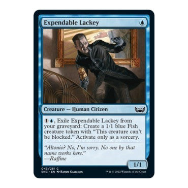 Expendable Lackey (SNC) #43 Common Streets of New Capenna Magic: The Gathering: 2022