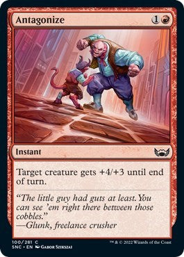 2022 Magic: Streets of New Capenna (SNC) - Antagonize (#100, Common)