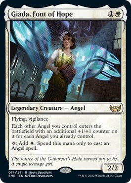 Giada Font of Hope (SNC) #14 Rare Streets of New Capenna Magic: The Gathering: 2022
