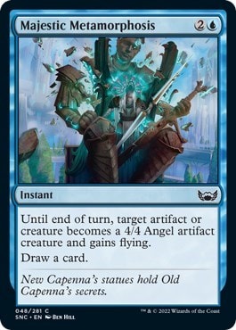 Majestic Metamorphosis (SNC) #48 Common (Lightly Played) Streets of New Capenna Magic: The Gathering: 2022
