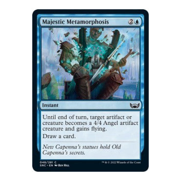 Majestic Metamorphosis (SNC) #48 Common (Lightly Played) Streets of New Capenna Magic: The Gathering: 2022