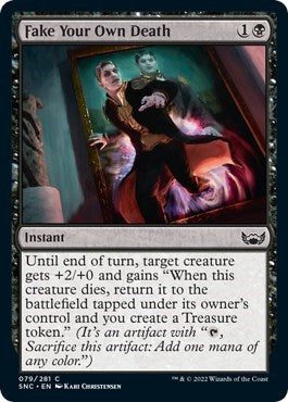 Fake Your Own Death (SNC) #79 Common (Lightly Played) Streets of New Capenna Magic: The Gathering: 2022