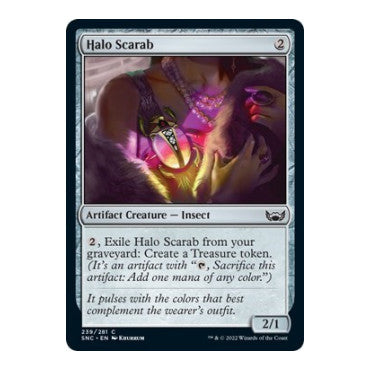 Halo Scarab (SNC) #239 Common Streets of New Capenna Magic: The Gathering: 2022