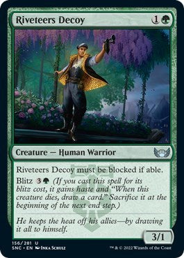 Riveteers Decoy (SNC) #156 Uncommon (Lightly Played) Streets of New Capenna Magic: The Gathering: 2022