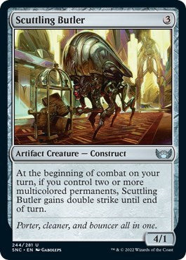 Scuttling Butler (SNC) #244 Uncommon (Lightly Played) Streets of New Capenna Magic: The Gathering: 2022