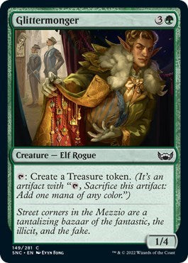 Glittermonger (SNC) #149 Common (Lightly Played) Streets of New Capenna Magic: The Gathering: 2022