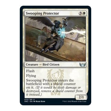 Swooping Protector (SNC) #33 Uncommon Streets of New Capenna Magic: The Gathering: 2022